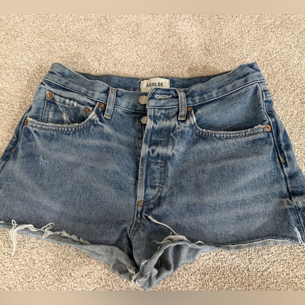 Agolde Classic Blue Denim Jeans